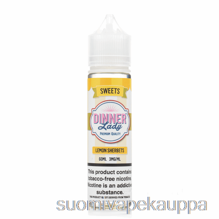 Vape Nesteet Sitruunasherbetit - Vape Dining Lady E-neste - 60ml 3mg